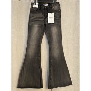 Love Soho Women’s Size 9 Black Wash Low Rise Flare Jeans NEW W/ Tags